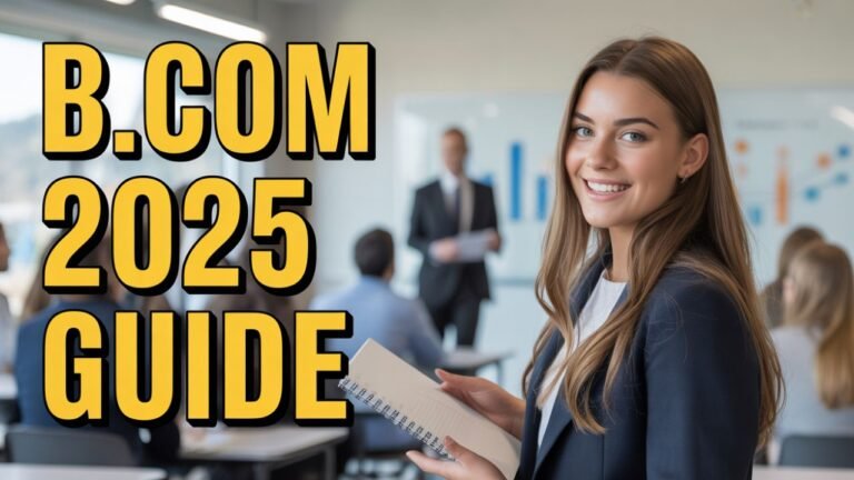 Top 10 Career Options After B.Com in 2025